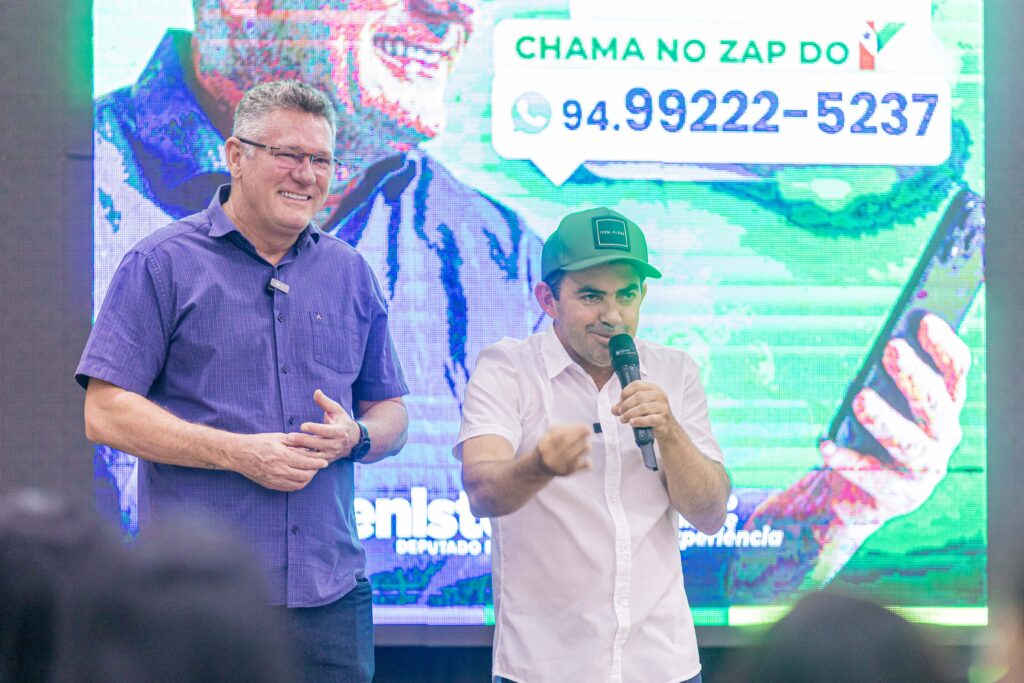Braz e Keniston juntos no palanque