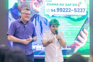 Braz e Keniston juntos no palanque