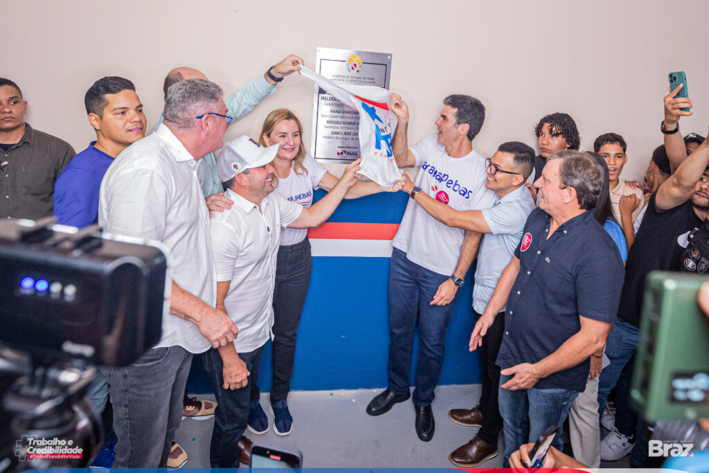 Braz, Helder e lideranças inauguram nova sede da PCEPA em Parauapebas (Imagem: Felipe Borges)