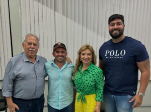 Braz se reúne com Giovanni Queiroz, Nilse Pinheiro e Adriano Coelho em Belém / Foto: Pablo Oliveira